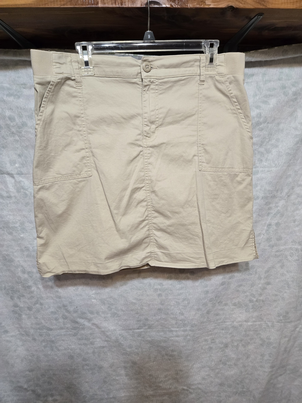 Lee Khaki Pencil Skirt
